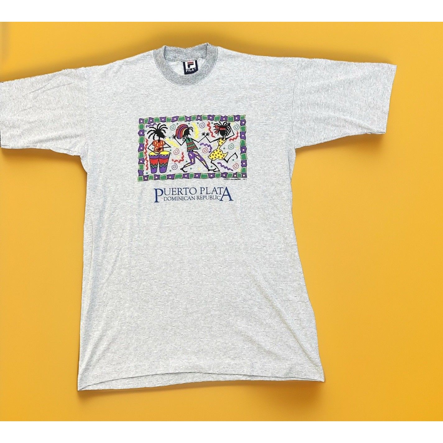 Puerto Plata Shirt Top Single Stitch Graphic Beach See Measurements